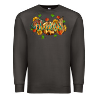 Smoke thankful pumpkins Premium Sweatshirt - MaliasSmallBusiness