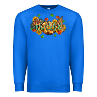 True Royal thankful pumpkins Premium Sweatshirt - MaliasSmallBusiness