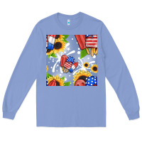 Colony Blue patriotic popsicle Long Sleeve Tee - BundleAndBundleShop