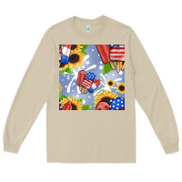 Mushroom patriotic popsicle Long Sleeve Tee - BundleAndBundleShop