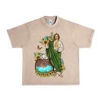 French Oak san judas coffee cup sunflower Urban Heavy Tee - JahusDesignShop