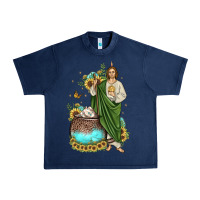 Navy san judas coffee cup sunflower Urban Heavy Tee - JahusDesignShop