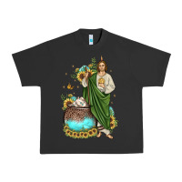 Pigment Black san judas coffee cup sunflower Urban Heavy Tee - JahusDesignShop