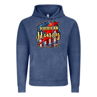 Vintage Denim American honey 4th of july Vintage Hoodie - CowGirlArtShop