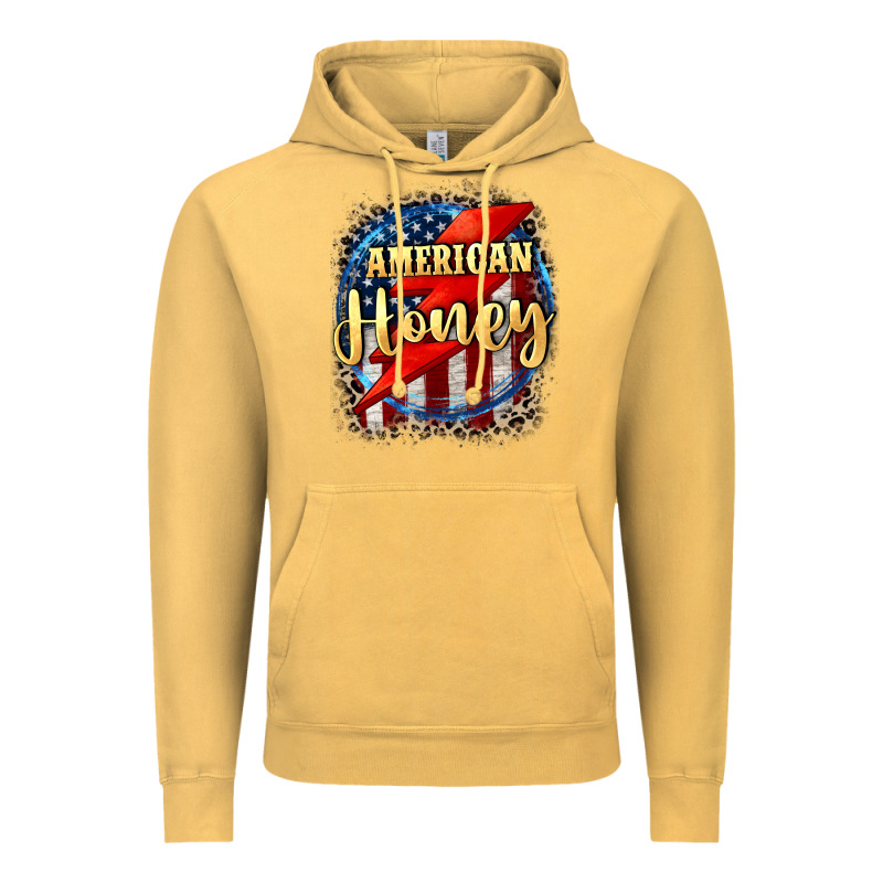 American Honey 4th Of July Vintage Hoodie by CowGirlArtShop | Teevron