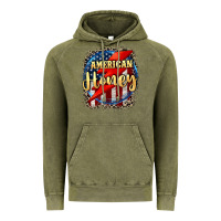 Vintage Olive American honey 4th of july Vintage Hoodie - CowGirlArtShop