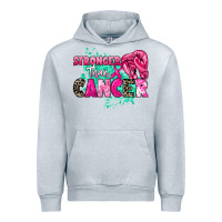 Heather Grey Stronger than Cancer Urban Hoodie - HowdyJamesFarm