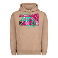 Pigment Burro Stronger than Cancer Urban Hoodie - HowdyJamesFarm