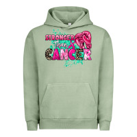 Pigment Oil Green Stronger than Cancer Urban Hoodie - HowdyJamesFarm