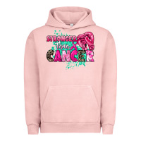 Pigment Salmon Stronger than Cancer Urban Hoodie - HowdyJamesFarm