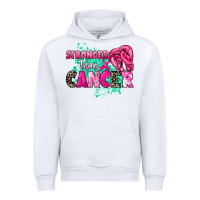 White Stronger than Cancer Urban Hoodie - HowdyJamesFarm