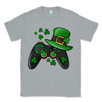 Heather Grey St Patricks Day Gamer Classic Tee - Jasminsmagicworld