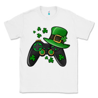 White St Patricks Day Gamer Classic Tee - Jasminsmagicworld