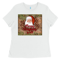 White santa merry christmas y'all Ladies Tee - AdoDesignShop