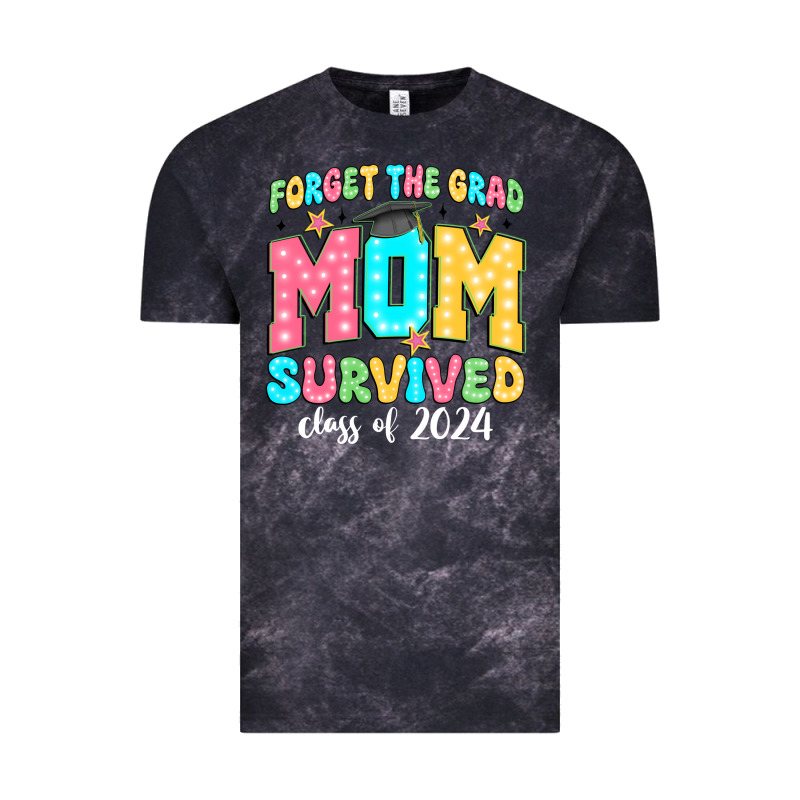Forget The Grad Mom Survived Class Of 2024 Vintage Tee by JahusDesignShop | Teevron