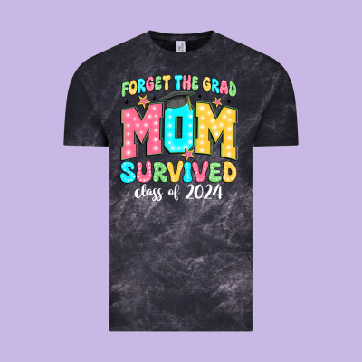 Forget The Grad Mom Survived Class Of 2024 Vintage Tee Designed By Jahusdesignshop