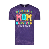 Cloud Purple forget the grad mom survived class of 2024 Vintage Tee - JahusDesignShop