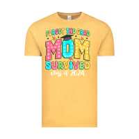 Vintage Mustard forget the grad mom survived class of 2024 Vintage Tee - JahusDesignShop