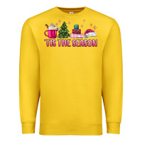 Lemon tis the season pink christmas Premium Sweatshirt - MaliasSmallBusiness