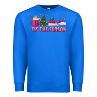 True Royal tis the season pink christmas Premium Sweatshirt - MaliasSmallBusiness