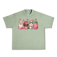 Oil Green pink Christmas coffee Urban Heavy Tee - JahusDesignShop