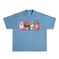 Pebble Blue pink Christmas coffee Urban Heavy Tee - JahusDesignShop
