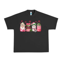 Pigment Black pink Christmas coffee Urban Heavy Tee - JahusDesignShop