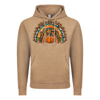 Vintage Coffee fall pumpkin rainbow Vintage Hoodie - HRA Design Shop