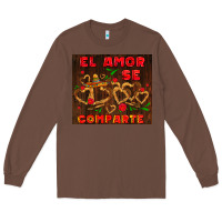 Chestnut el amor se comparte with churros Long Sleeve Tee - AdoDesignShop