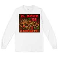 White el amor se comparte with churros Long Sleeve Tee - AdoDesignShop