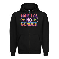 Black love no gender Zipper Hoodie - MaliasSmallBusiness