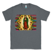 Charcoal Heather serape our lady of guadalupe2 Classic Tee - JahusDesignShop