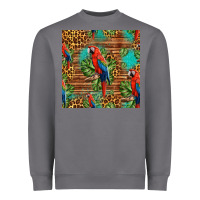 Storm macaw parrot seamless pattern Heavyweight Sweatshirt - HRA Design Shop