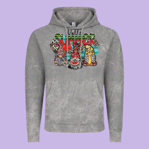 Hello Summer Vintage Hoodie Designed By Sublimationcraftshop