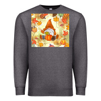 Charcoal Heather fall gnome Premium Sweatshirt - MaliasSmallBusiness