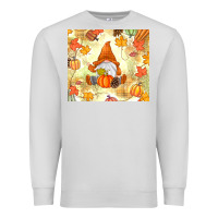 Dove Grey fall gnome Premium Sweatshirt - MaliasSmallBusiness