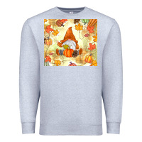 Heather Grey fall gnome Premium Sweatshirt - MaliasSmallBusiness