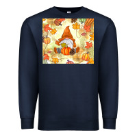 Navy fall gnome Premium Sweatshirt - MaliasSmallBusiness