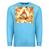 Ocean Blue fall gnome Premium Sweatshirt - MaliasSmallBusiness