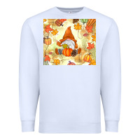 White fall gnome Premium Sweatshirt - MaliasSmallBusiness