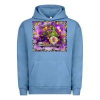 Pigment Pebble Blue gnome on the truck tumbler hjf Urban Hoodie - HowdyJamesFarm