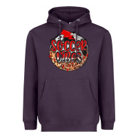 Plum soccer vibes Heavyweight Hoodie - MaliasSmallBusiness