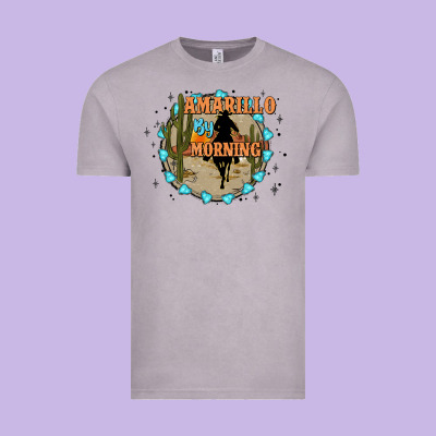 Amarillo By Morning Vintage Tee Designed By Jahusdesignshop