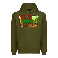 Army Green let's fiesta taco and beer Premium Hoodie - BarkalooDesign