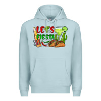 Blue Mist let's fiesta taco and beer Premium Hoodie - BarkalooDesign
