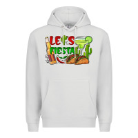 Dove Grey let's fiesta taco and beer Premium Hoodie - BarkalooDesign