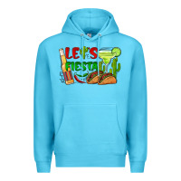 Ocean Blue let's fiesta taco and beer Premium Hoodie - BarkalooDesign