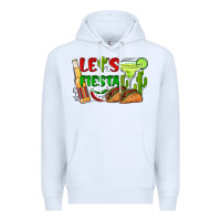 White let's fiesta taco and beer Premium Hoodie - BarkalooDesign