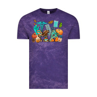 Cloud Purple fall and nurse elements medical assistant Vintage Tee - AdoDesignShop