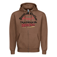 Chestnut baseball brother i'm just here for the snacks Zipper Hoodie - MaliasSmallBusiness